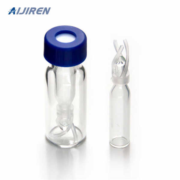 Flat bottom 250ul chromatography autosampler vial inserts 11mm H